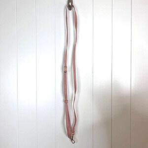 Mautto Custom Straps and Accessories Pale Pink Leather Crossbody Strap